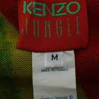 Kenzo jupe en tricot multicolore