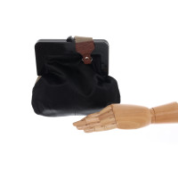 Lanvin Handtasche aus Leder in Schwarz