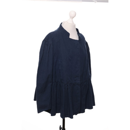Dries Van Noten Jacket/Coat in Blue