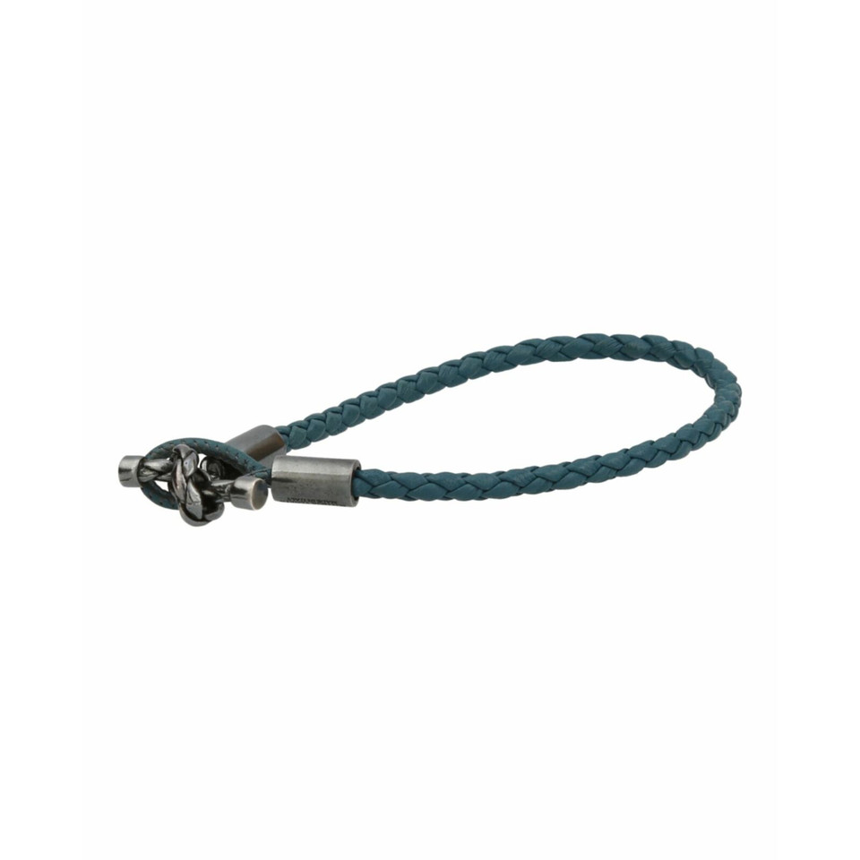 Bottega Veneta Bracelet/Wristband Leather in Blue