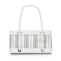 Burberry Handbag Canvas in White