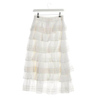 Love Shack Fancy Skirt Cotton in White