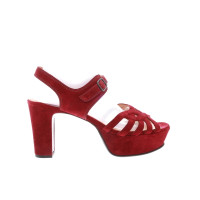 Chie Mihara Sandals Leather in Bordeaux