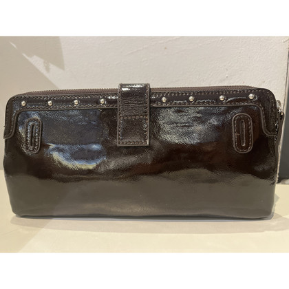 Chloé Clutch Bag Patent leather in Bordeaux