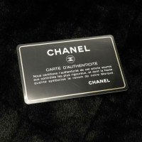 Chanel Camélia en Fourrure en Noir