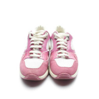 Salvatore Ferragamo Sneakers Leer in Roze