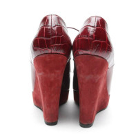 Longchamp Pumps/Peeptoes Leer in Rood