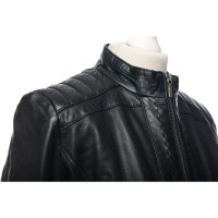 Boss Orange Jacket/Coat Leather in Black