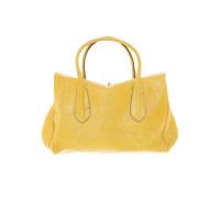 Abro Handbag Patent leather in Yellow