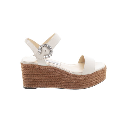 Jimmy Choo Wedges Leather in White