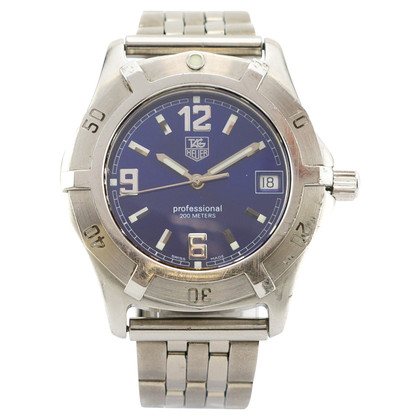 Tag Heuer Professional 200 Meters Staal in Blauw