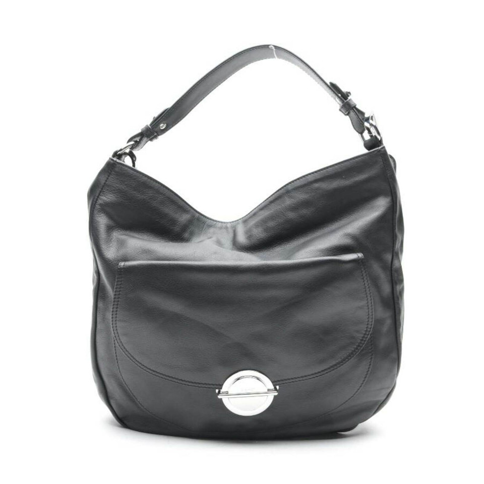 Abro Shoulder bag Leather in Black