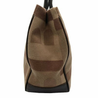 Bally Handtasche aus Canvas in Braun