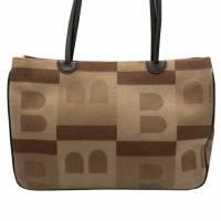 Bally Handbag Canvas in Brown