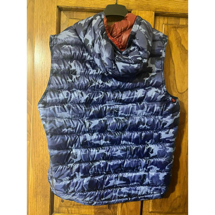 Moncler Jas/Mantel Bont in Blauw