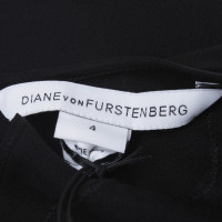 Diane Von Furstenberg Blouse met kant zwart