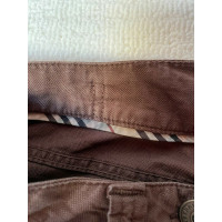 Burberry Hose aus Leinen in Braun