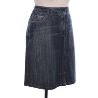 Rena Lange Skirt Jeans fabric in Blue