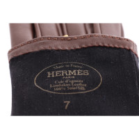Hermès Gloves Leather in Brown