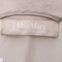 Max Mara Jas/Mantel Wol in Roze