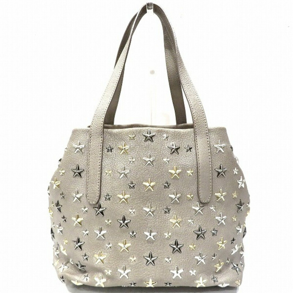 Jimmy Choo Tote bag in Pelle in Grigio