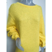 American Vintage Kleid aus Wolle in Gelb