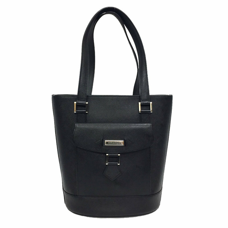 Burberry Handbag Leather in Black