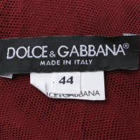 Dolce & Gabbana Kleid in Bordeauxrot