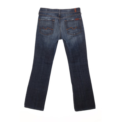 7 For All Mankind Jeans Katoen in Blauw