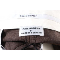 Philosophy Di Alberta Ferretti Trousers Wool in Brown