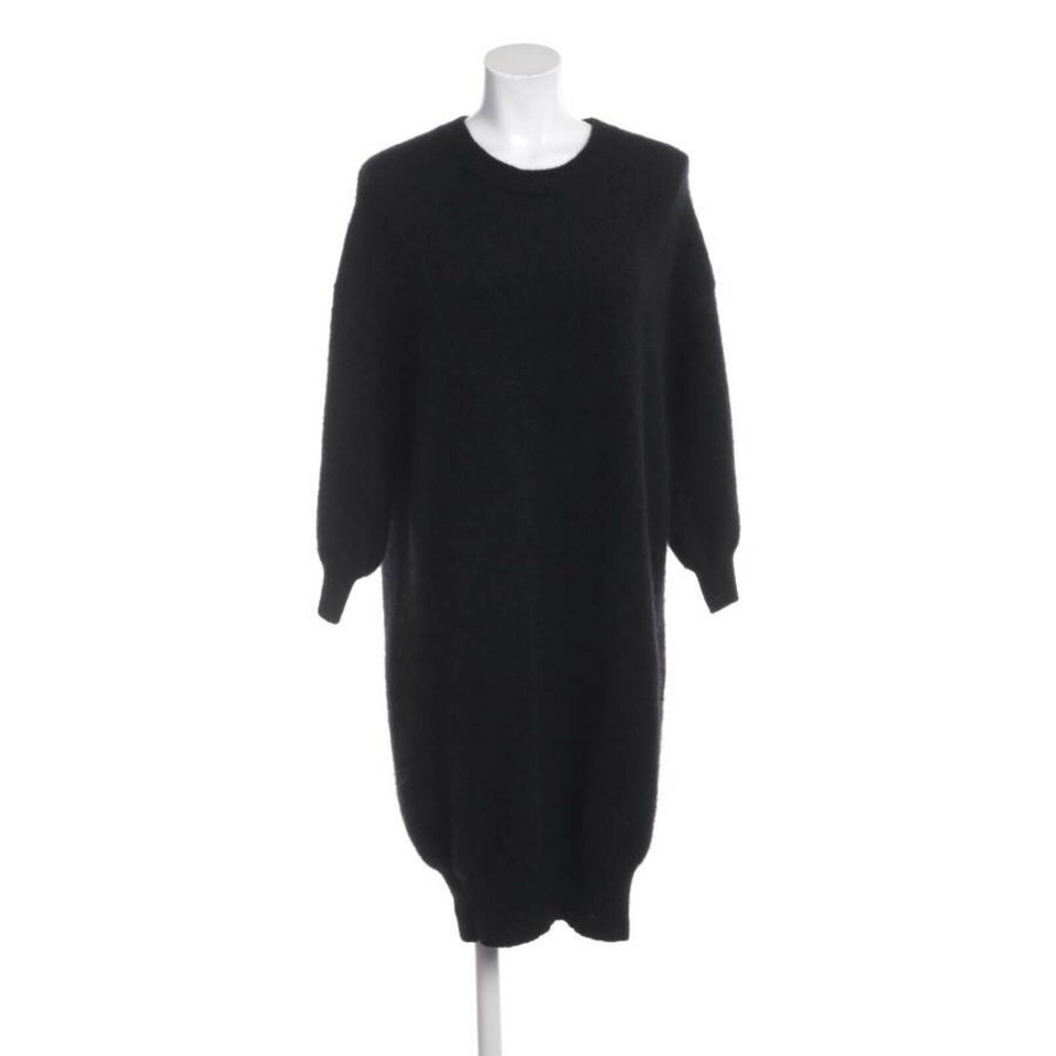 American Vintage Kleid aus Wolle in Schwarz