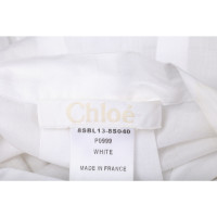 Chloé Oberteil aus Baumwolle in Weiß