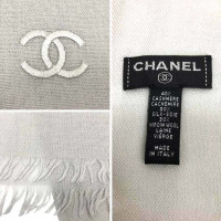 Chanel Schal/Tuch aus Seide in Grau
