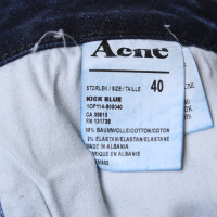 Acne Blauwe spijkerbroek