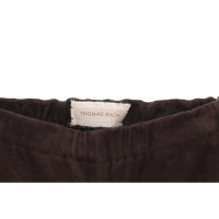 Thomas Rath Trousers Leather in Brown