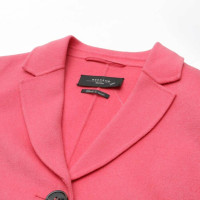 Max Mara Jacke/Mantel aus Wolle in Rosa / Pink