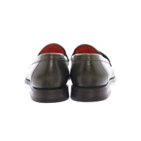 Santoni Slippers/Ballerinas Leather in Green