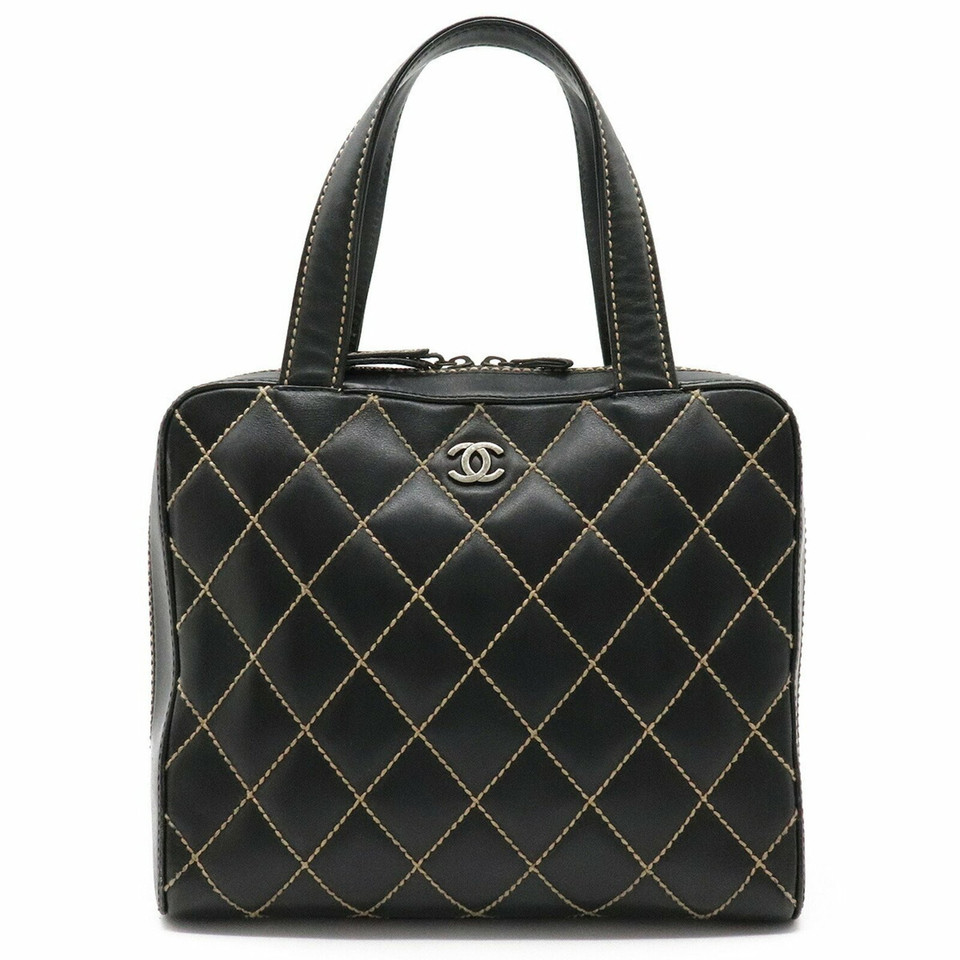 Chanel Wild Stitch Bag en Cuir en Noir