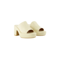 Clergerie Sandals Leather in Yellow