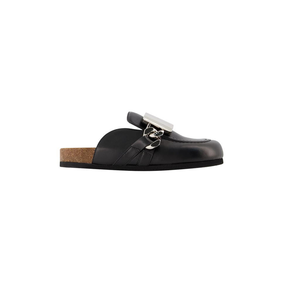 J.W. Anderson Sandals Leather in Black