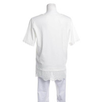 Marc Cain Top en Coton en Blanc