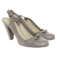 Costume National Sandals Leather in Grey