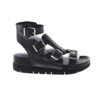 Ash Sandals Leather in Black