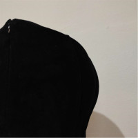 Christian Dior Hose aus Leder in Schwarz