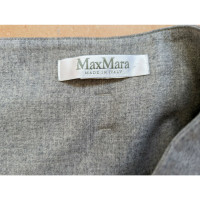 Max Mara Hose aus Baumwolle in Grau