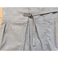Max Mara Trousers Cotton in Grey