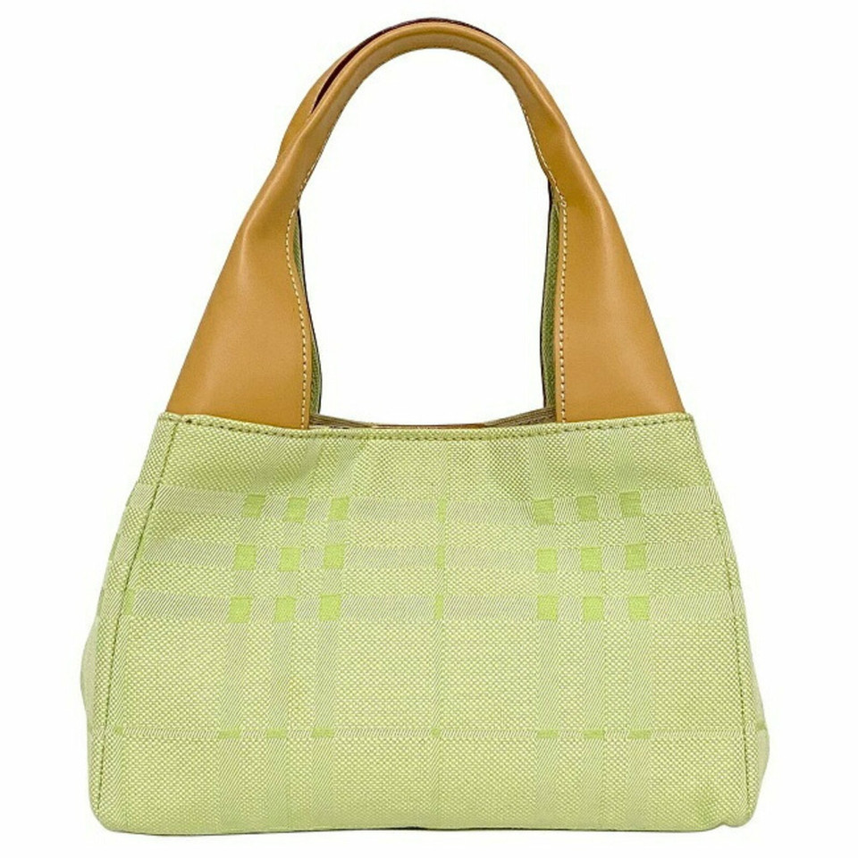 Burberry Handbag Canvas in Green