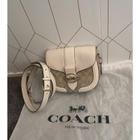 Coach Handtasche aus Canvas in Beige