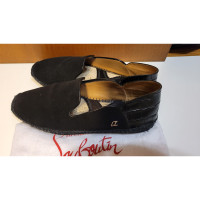 Christian Louboutin Slippers/Ballerinas Suede in Black