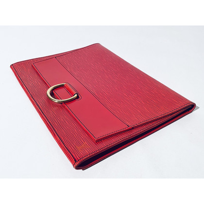 Louis Vuitton Lena Clutch aus Leder in Rot